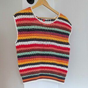 Marine Layer Crochet Faye Dolman Top